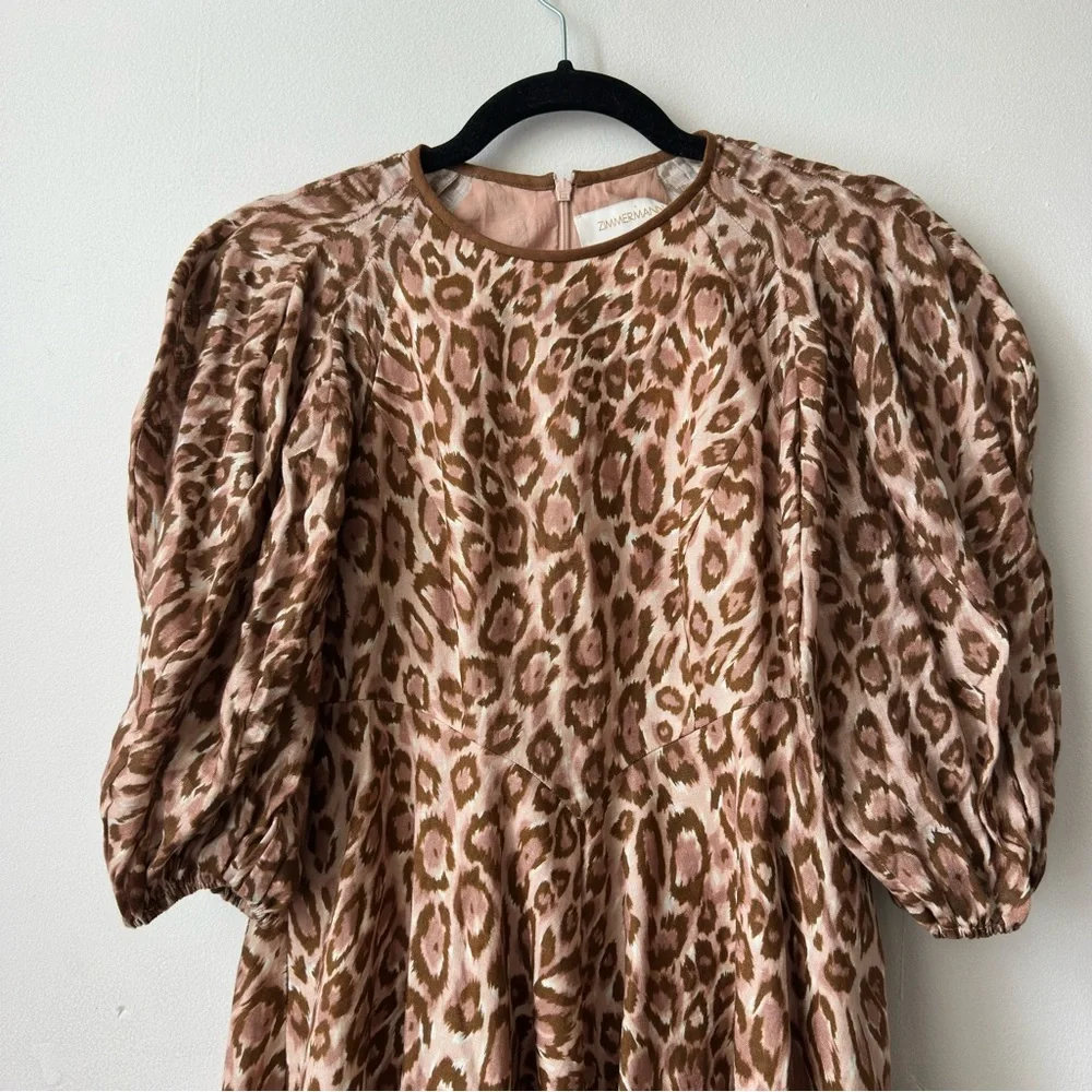 Zimmermann Leopard Print Dress - Picture 3 of 7
